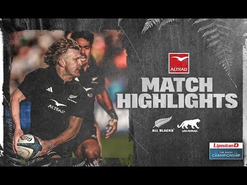 YouTube thumbnail for HIGHLIGHTS | All Blacks v Argentina 2023 (Mendoza)