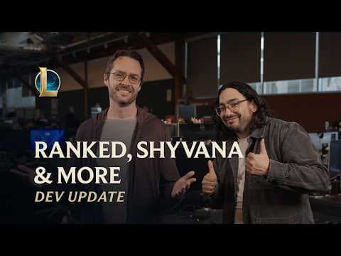 YouTube thumbnail for Dev Update - Ranked, Shyvana, and More - YouTube