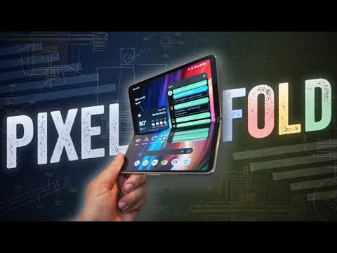 YouTube thumbnail for [MrMobile] Pixel Fold Review: The Price Isn't The Point
