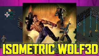 YouTube thumbnail for Someone Turned Wolfenstein 3D Into an Isometric Shooter (It's Great)