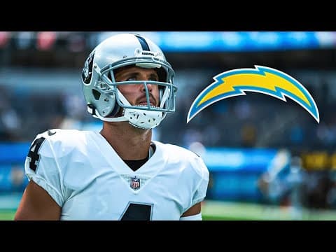 YouTube thumbnail for Derek Carr’s Best Game as a Raider: 2022 Week 1!