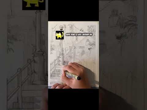 YouTube thumbnail for nice drawing of japanese landscape