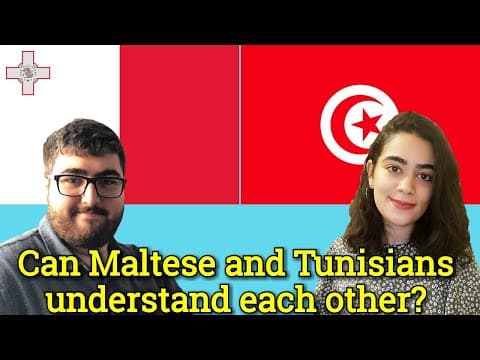 YouTube thumbnail for Similarities Between Maltese and Arabic (Tunisian Dialect)