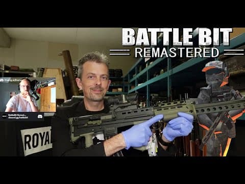 YouTube thumbnail for Battlebit dev watches his gun models be reviewed for accuracy by a firearms expert