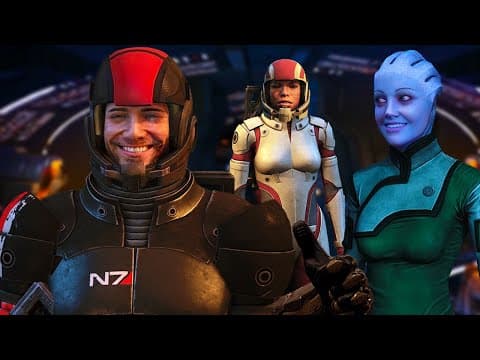 YouTube thumbnail for Mass Effect is a meme