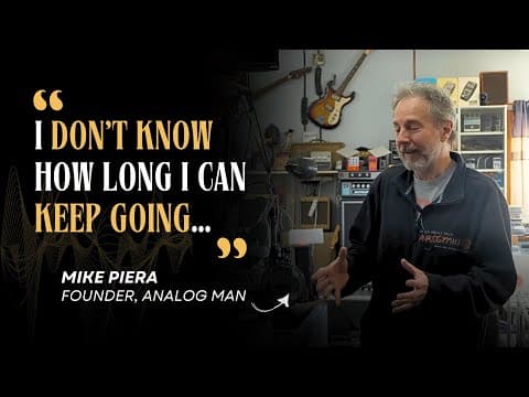 YouTube thumbnail for Analog Man: The Last Years of a Pedal Legend