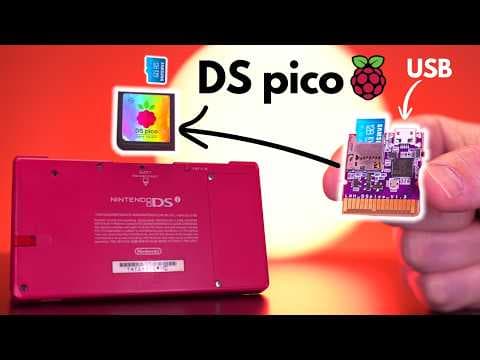 YouTube thumbnail for NEW Raspberry Pi DS Flashcart [DS Pico] Is A HOMEBREW Machine [12:52] | Macho Nacho Productions