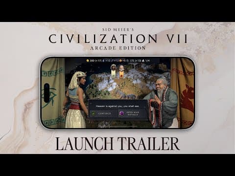 YouTube thumbnail for Sid Meier's Civilization VII - Arcade Edition | Official Launch Trailer