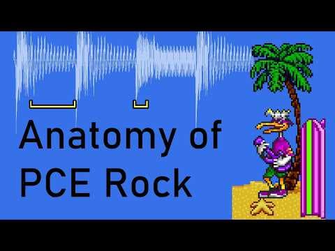YouTube thumbnail for anatomy of PC Engine / Turbografix 16 rock tunes