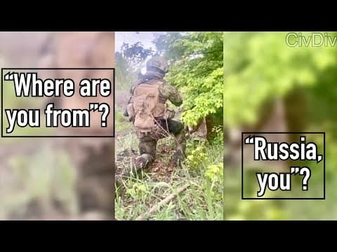 YouTube thumbnail for Combat POV | Russians Refuse Surrender from Foreign Fighters - CivDev (Youtube, 19:16)