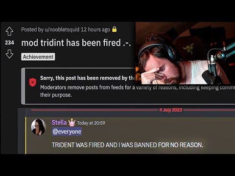 YouTube thumbnail for Mod Trident has been fired