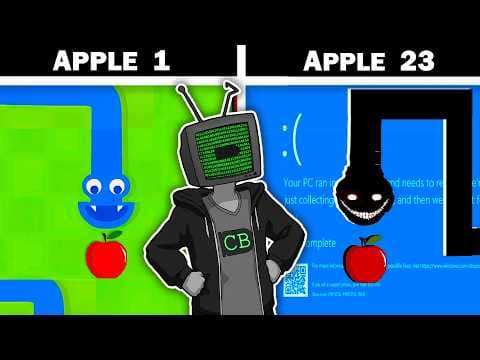 YouTube thumbnail for I Made Snake But When it Eats it Deletes System 32 Files. | Code Bullet