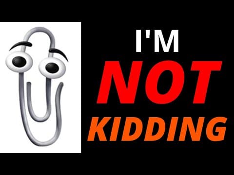 YouTube thumbnail for Change your profile picture to clippy. I'm serious [07:51 | AUG 07 2025 | Louis Rossmann]