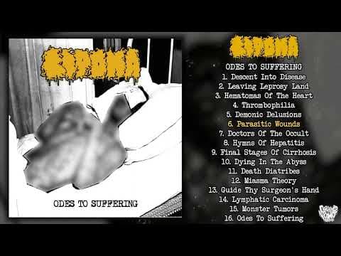 YouTube thumbnail for Lipoma - Odes to Suffering FULL ALBUM (2023 - Pathological Goregrind)