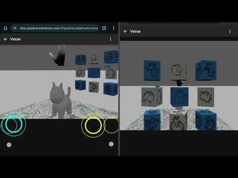 YouTube thumbnail for Shared VR space over P2P