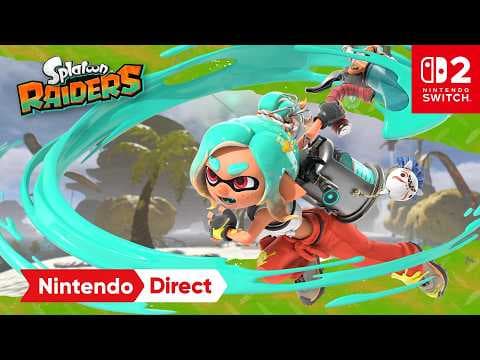 YouTube thumbnail for Splatoon Raiders – Nintendo Direct 6.9.2026