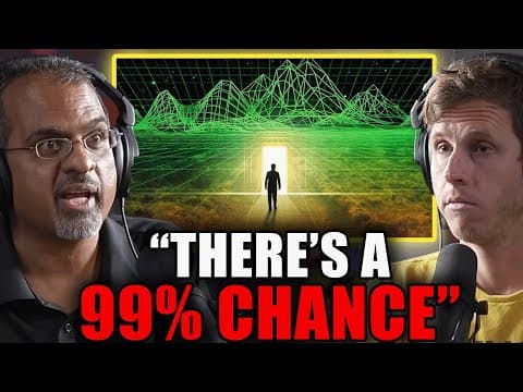 YouTube thumbnail for Best Statistical Evidence We Live in a Simulation | Rizwan Virk