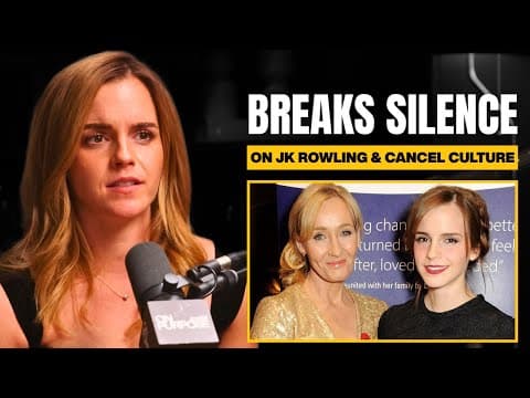 YouTube thumbnail for Emma Watson Breaks Silence on JK Rowling Controversy & “Holding Two Truths”