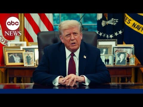 YouTube thumbnail for The White House is Using AI to create Trump's Charlie Kirk speech. His pinky disappears at 0:18 seconds!