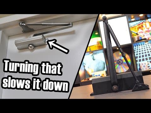 YouTube thumbnail for Door closers: ubiquitous, yet unloved and often maladjusted | Technology Connections [23:38]
