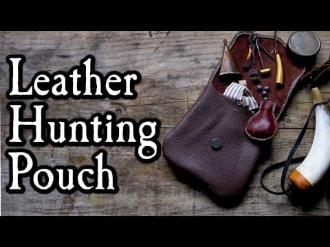 YouTube thumbnail for Handmake Your Leather Hunting Pouch
