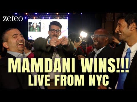 YouTube thumbnail for Zeteo's NYC Mayoral Election Coverage — LIVE from the Zohran Mamdani HQ