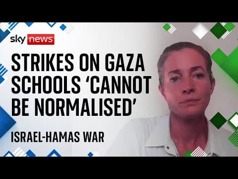 YouTube thumbnail for [News] Aid worker in Gaza: "This is the worst I’ve seen. I’ve worked in Syria. I’ve worked in Iraq. We’re seeing a new level of depravity here"