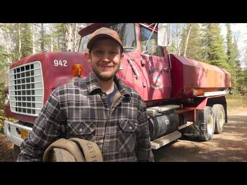 YouTube thumbnail for Preparing an Abandoned Fire Truck for Fire Season | Remote Alaska