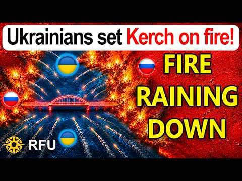YouTube thumbnail for Ukrainians Set the Kerch Connection on Fire as Russians Brace for the Final Decapitation Strike