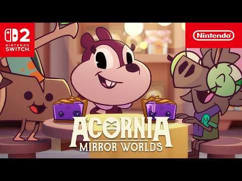 YouTube thumbnail for Acornia: Mirror Worlds – Gameplay Trailer – Nintendo Switch 2