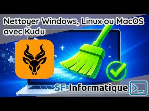 YouTube thumbnail for Votre PC est Lent ? Découvrez Kudu, le Nettoyeur Gratuit et Open Source