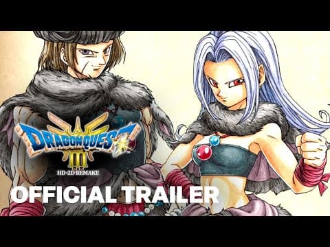 YouTube thumbnail for DRAGON QUEST III HD-2D Remake – Nintendo Direct Partner Showcase Trailer