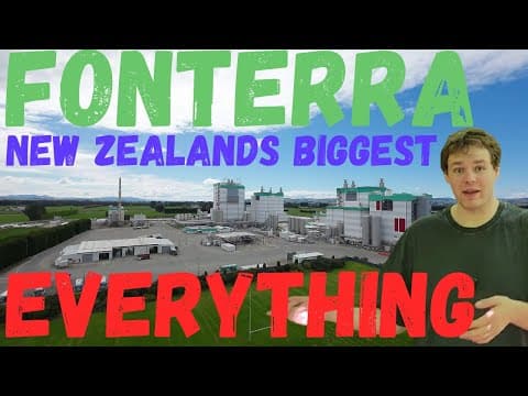 YouTube thumbnail for Fonterra. New Zealand's Biggest... Everything