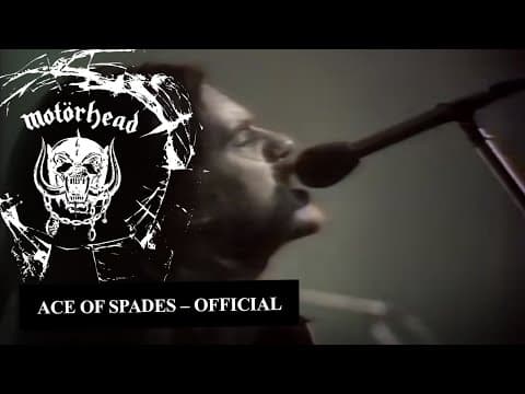YouTube thumbnail for Motörhead – Ace Of Spades (what I first think of when I hear Lemmy)