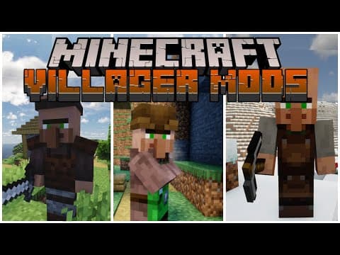 YouTube thumbnail for This friday i show you my top 5 favorite Villager Mods :D