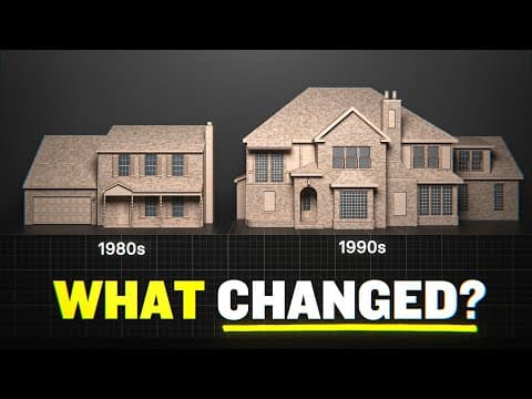 YouTube thumbnail for The Invention that Accidentally Made McMansions