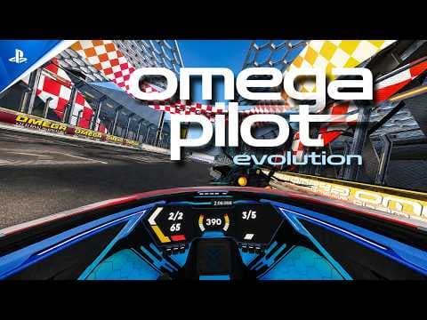 YouTube thumbnail for Omega Pilot Evolution - Launch Trailer | PS5 & PS VR2 Games