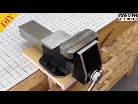 YouTube thumbnail for DIY Heavy Duty Metal Vise