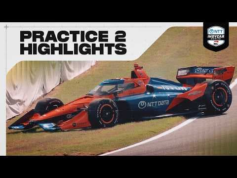 YouTube thumbnail for Practice 2 Highlights | 2026 INDYCAR at Alabama
