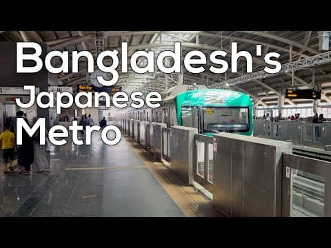 YouTube thumbnail for This Japanese Metro isn’t in Japan | Dhaka Metro