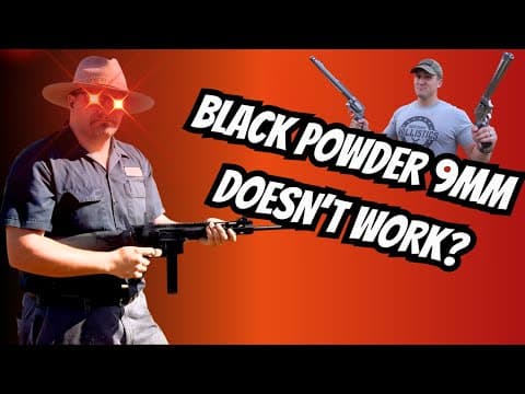 YouTube thumbnail for Black Powder 9mm A Recipe For Squibs?