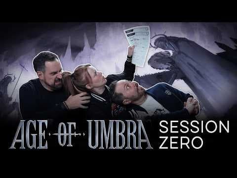 YouTube thumbnail for Session Zero from Critical Role's Daggerheart campaign: Age of Umbra [video 2h]