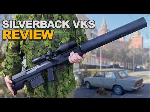 YouTube thumbnail for Silverback VKS review - Airsoft CamMan