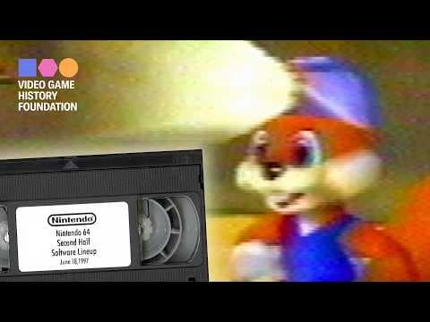 YouTube thumbnail for Conker's Quest – Unreleased, E3 1997 gameplay