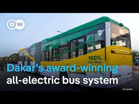 YouTube thumbnail for Senegal's award-winning all-electric bus system