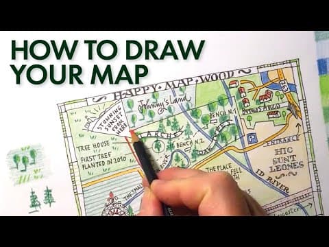 YouTube thumbnail for How to draw your own map of your woodland [11:33]