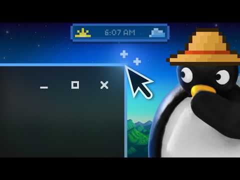 YouTube thumbnail for I tried customizing an "Easy" Linux Desktop | YouTube@juxtopposed