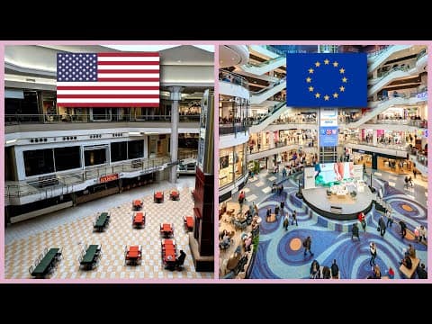 YouTube thumbnail for Why US Malls Are Dying (And Why European Malls Aren't)