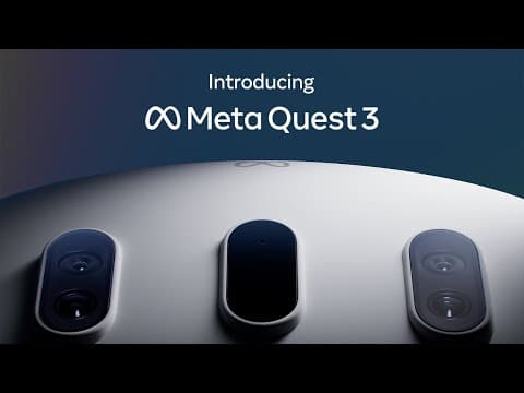 YouTube thumbnail for Introducing Meta Quest 3 | Coming This Fall
