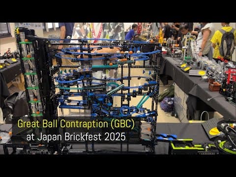 YouTube thumbnail for Great Ball Contraption (GBC) at Japan Brickfest 2025